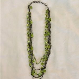 Green Beaded Necklace